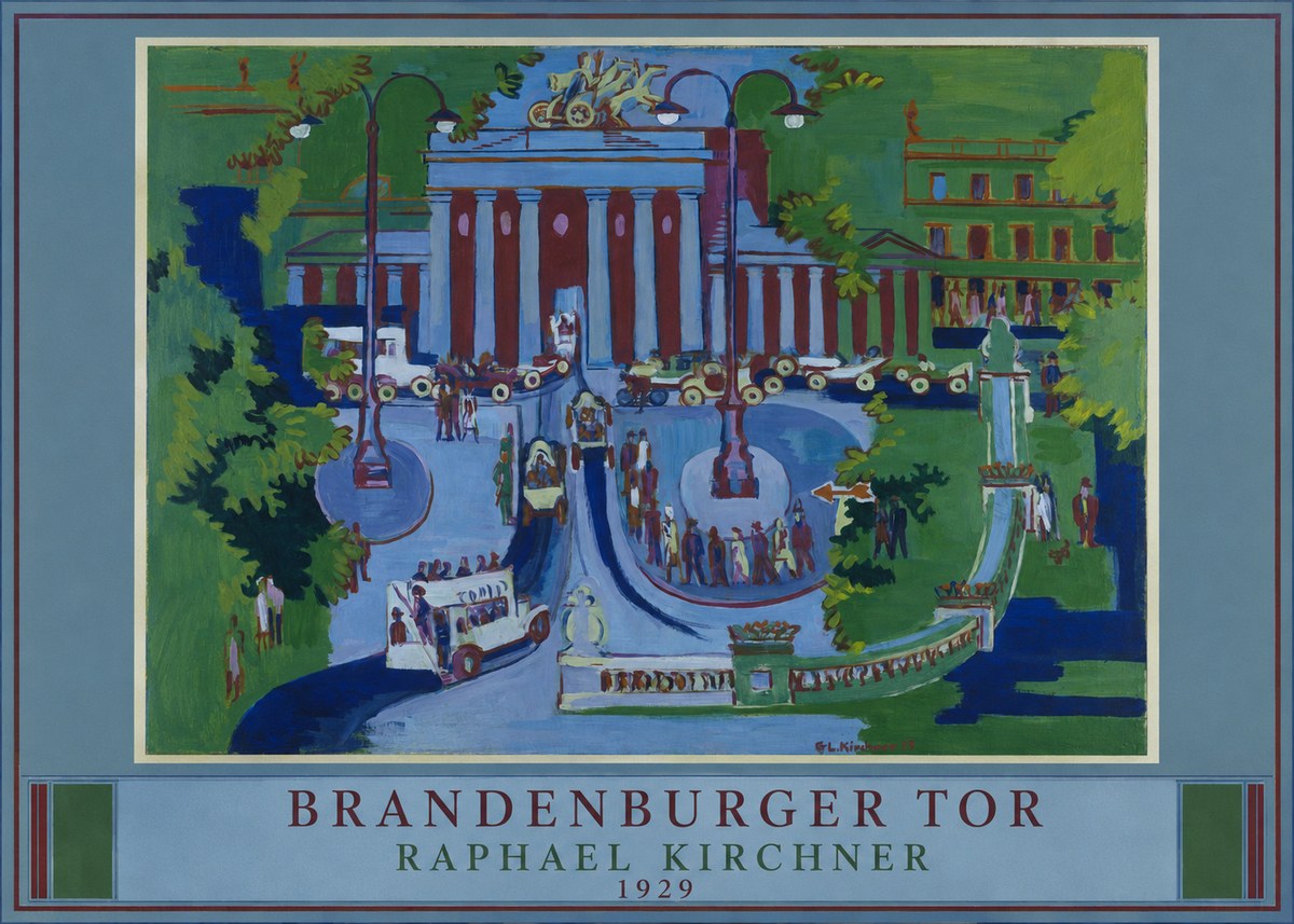 Raphael Kirchner Brandenburger Tor 1929 No4 - Poster