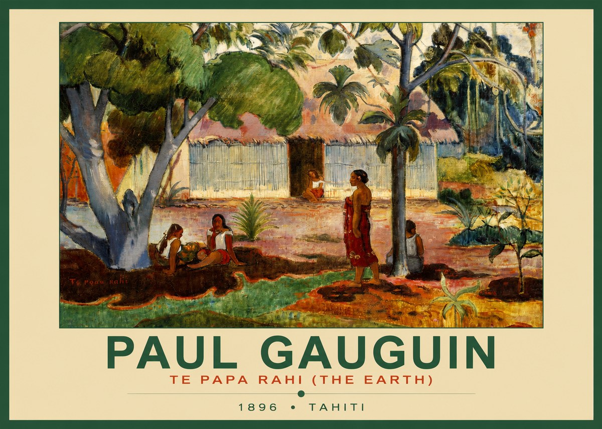 Paul Gauguin Te Papa Rahi (the Earth) No2 - Poster