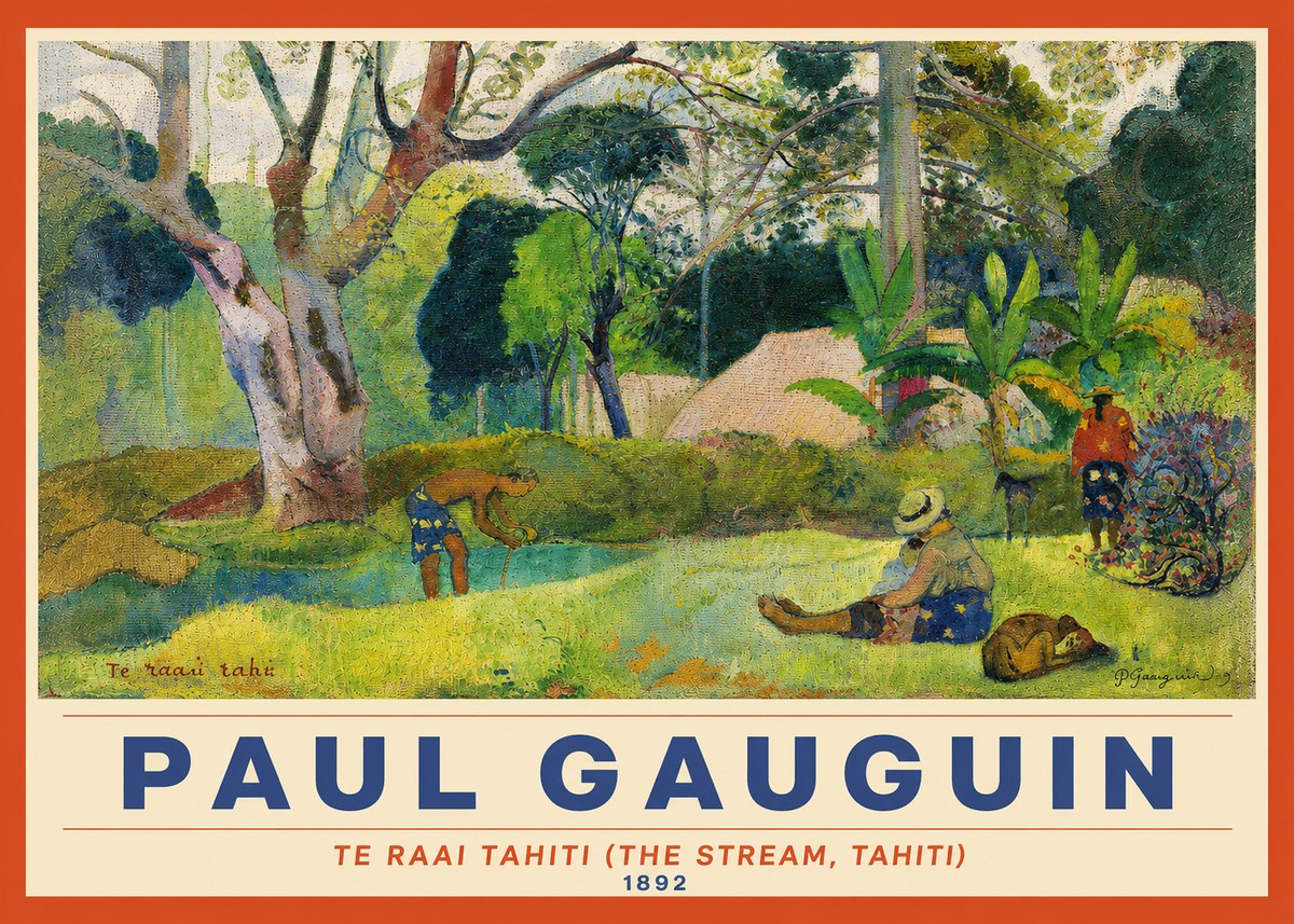 Paul Gauguin Te Ra'ai Rahi (the Great Pond) No4 - Poster