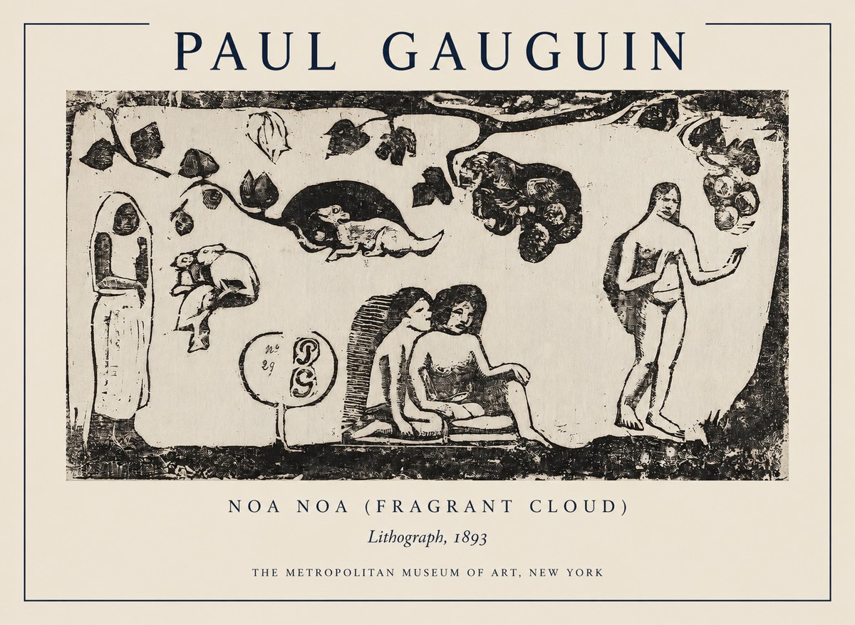 Paul Gauguin Noa Noa (Frieze of Life) No5 - Poster
