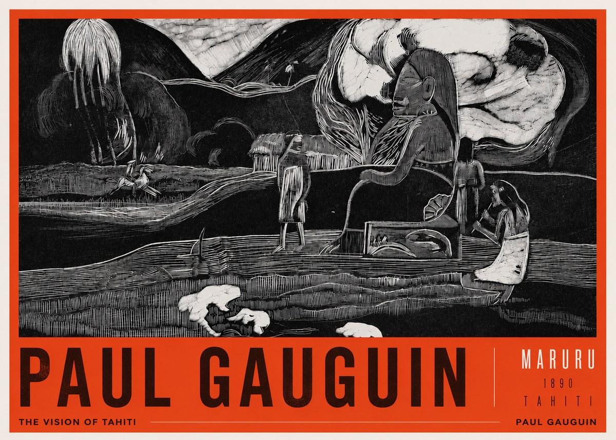 Paul Gauguin Maruru No2 - Poster