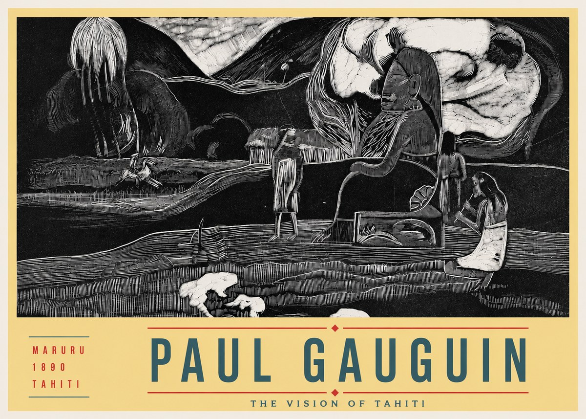 Paul Gauguin Maruru No4 - Poster