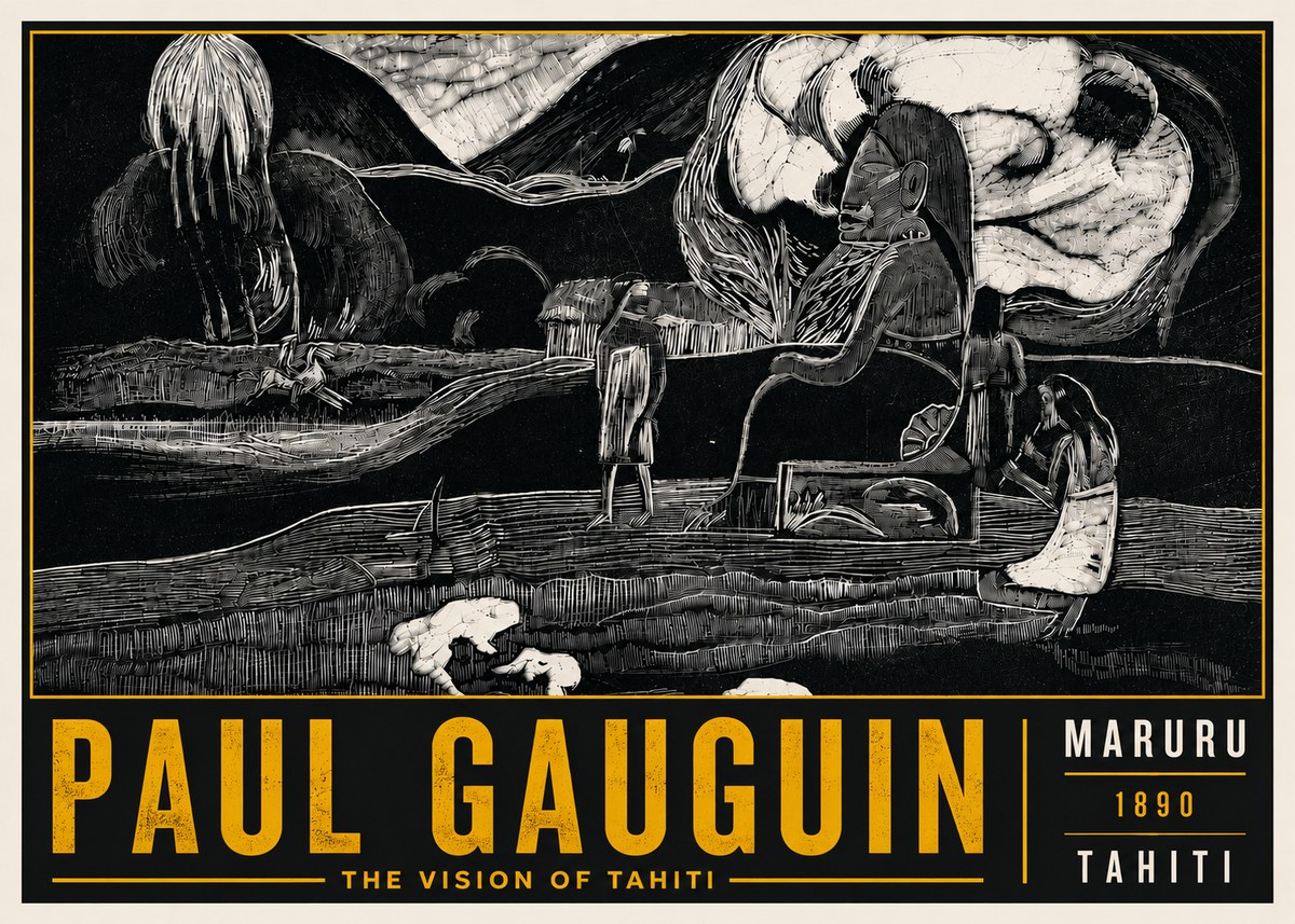 Paul Gauguin Maruru No6 - Poster