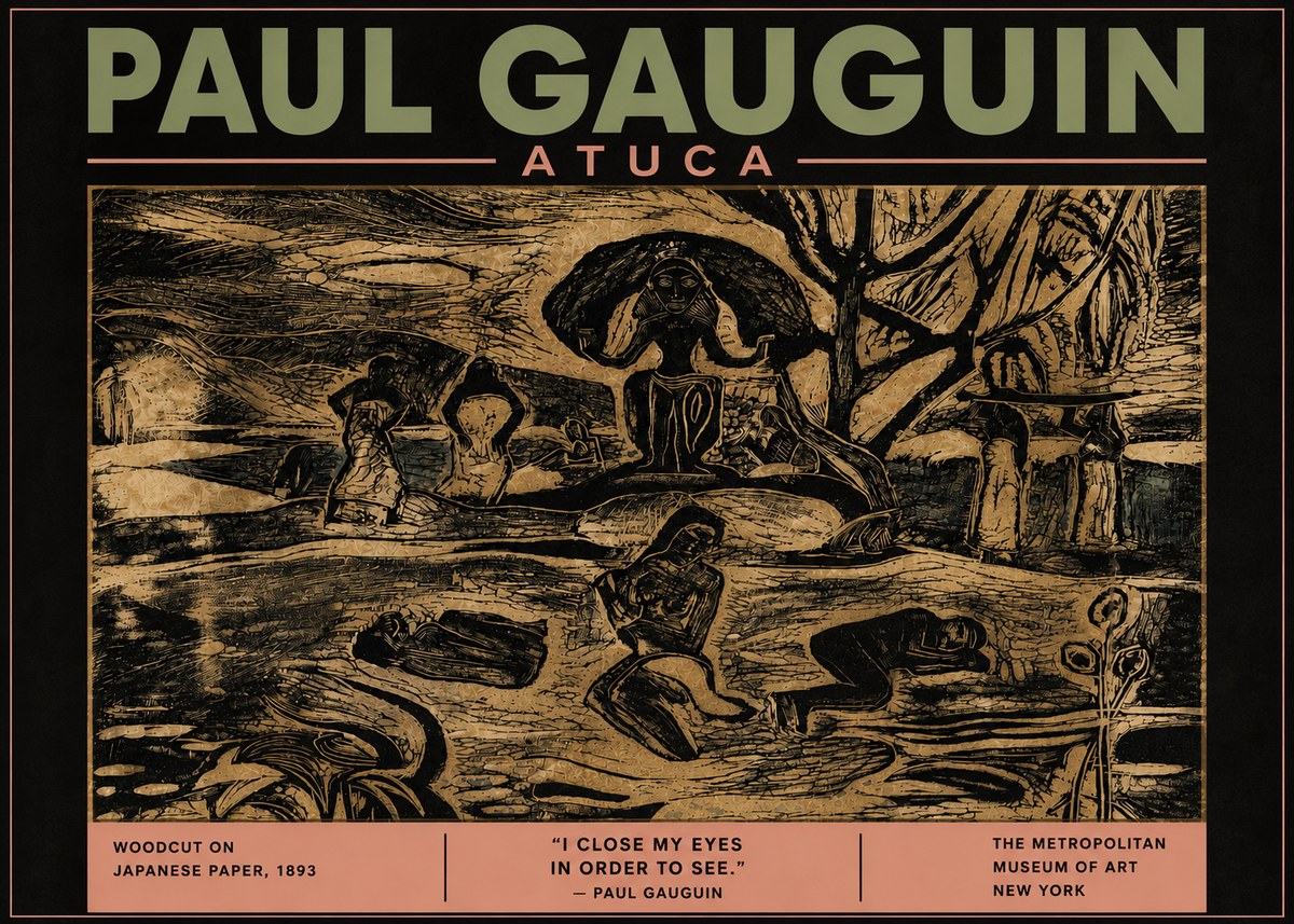 Paul Gauguin Atuca No5 - Poster