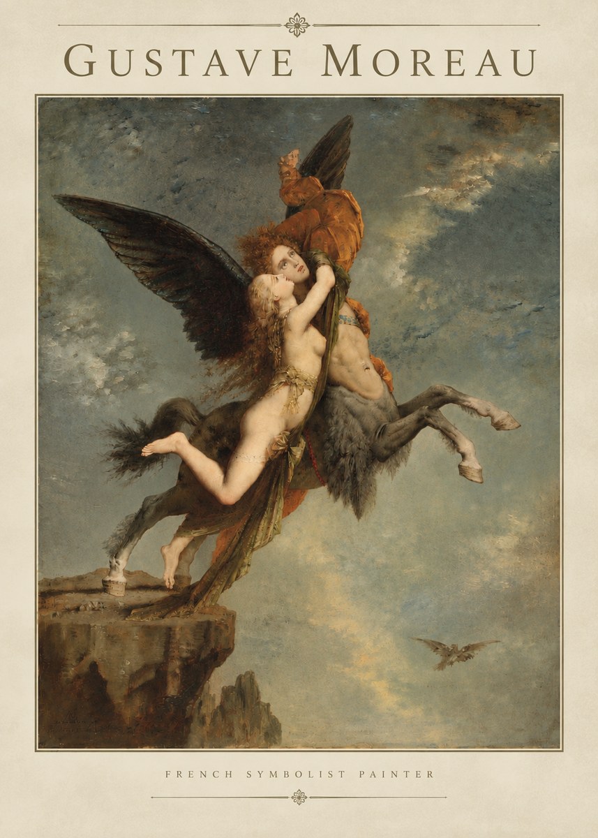 Gustave Moreau The Chimaera No3 - Poster