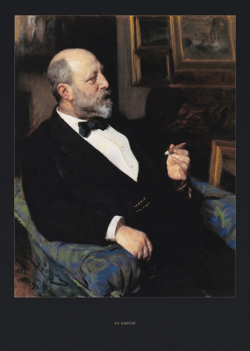 P.S. Krøyer Self-portrait I No6 - Poster
