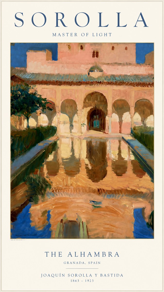 Sorolla The Alhambra No1 - Poster