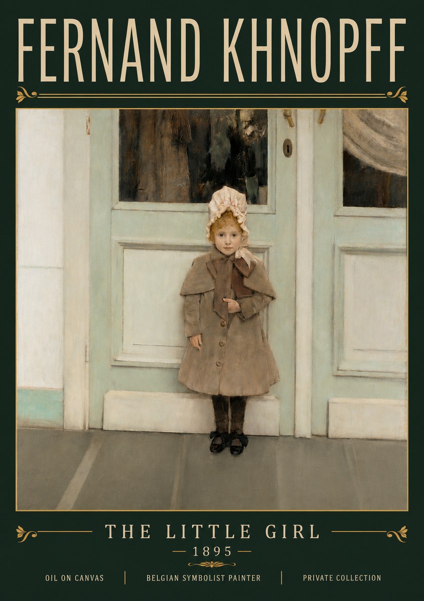 Fernand Khnopff The Little Girl No6 - Poster