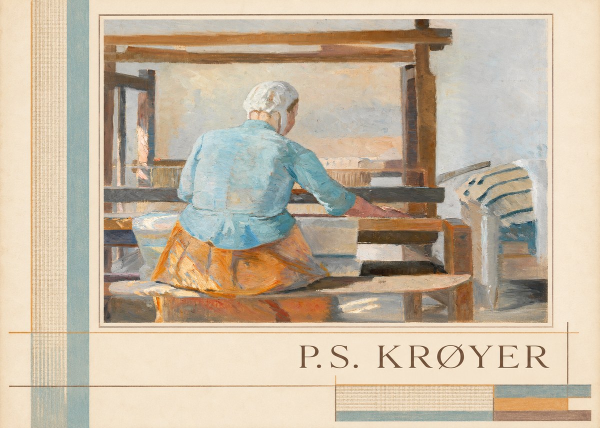 P.S. Krøyer A Weaver No2 - Poster
