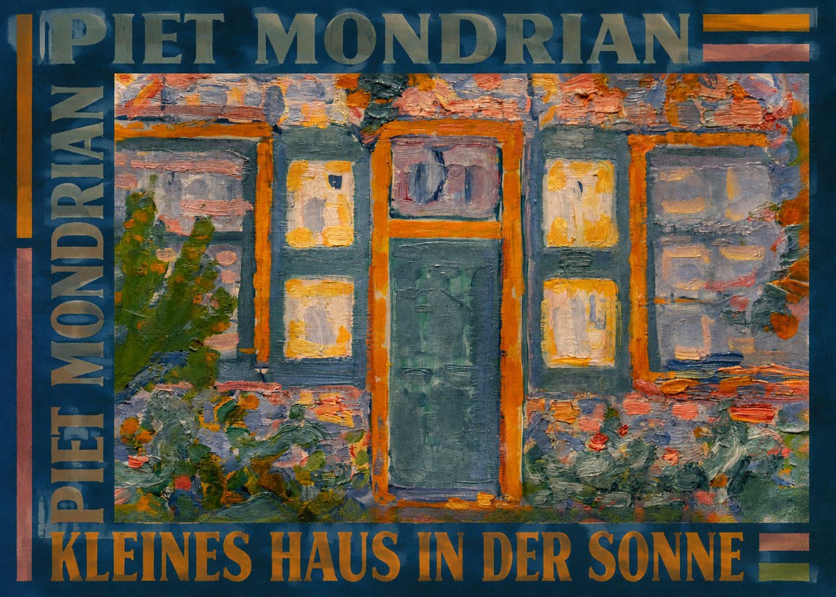 Piet Mondrian Kleines Haus in Der Sonne II No5 - Poster