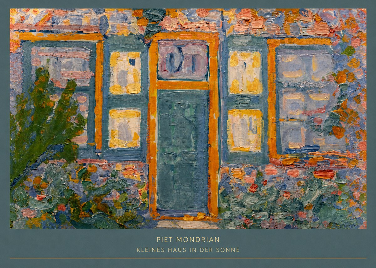 Piet Mondrian Kleines Haus in Der Sonne II No6 - Poster