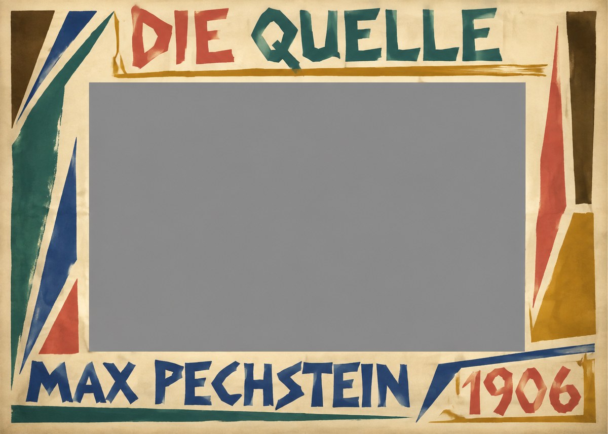 Max Pechstein Die Quelle No1 - Poster