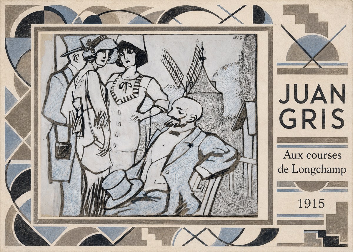 Juan Gris Aux Courses De Longchamp No5 - Poster