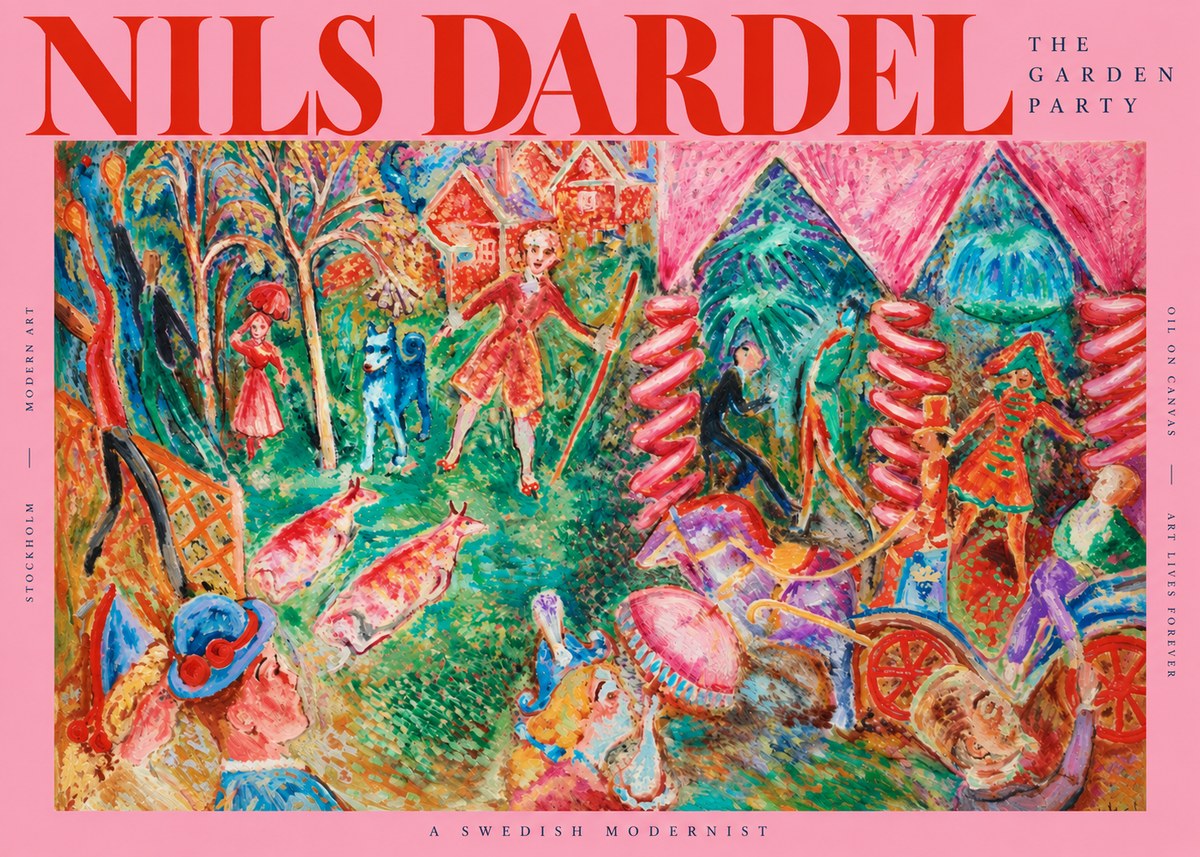 Nils Dardel The Garden Party No2 - Poster