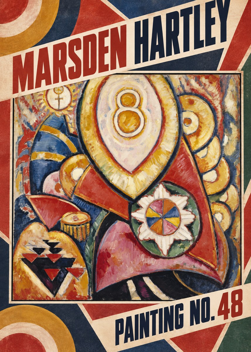 Marsden Hartley Painting No. 48 No5 - Poster