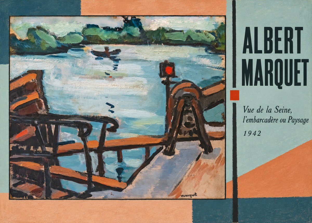 Albert Marquet Vue De La Seine, L'embarcadère Ou Paysage No2 - Poster