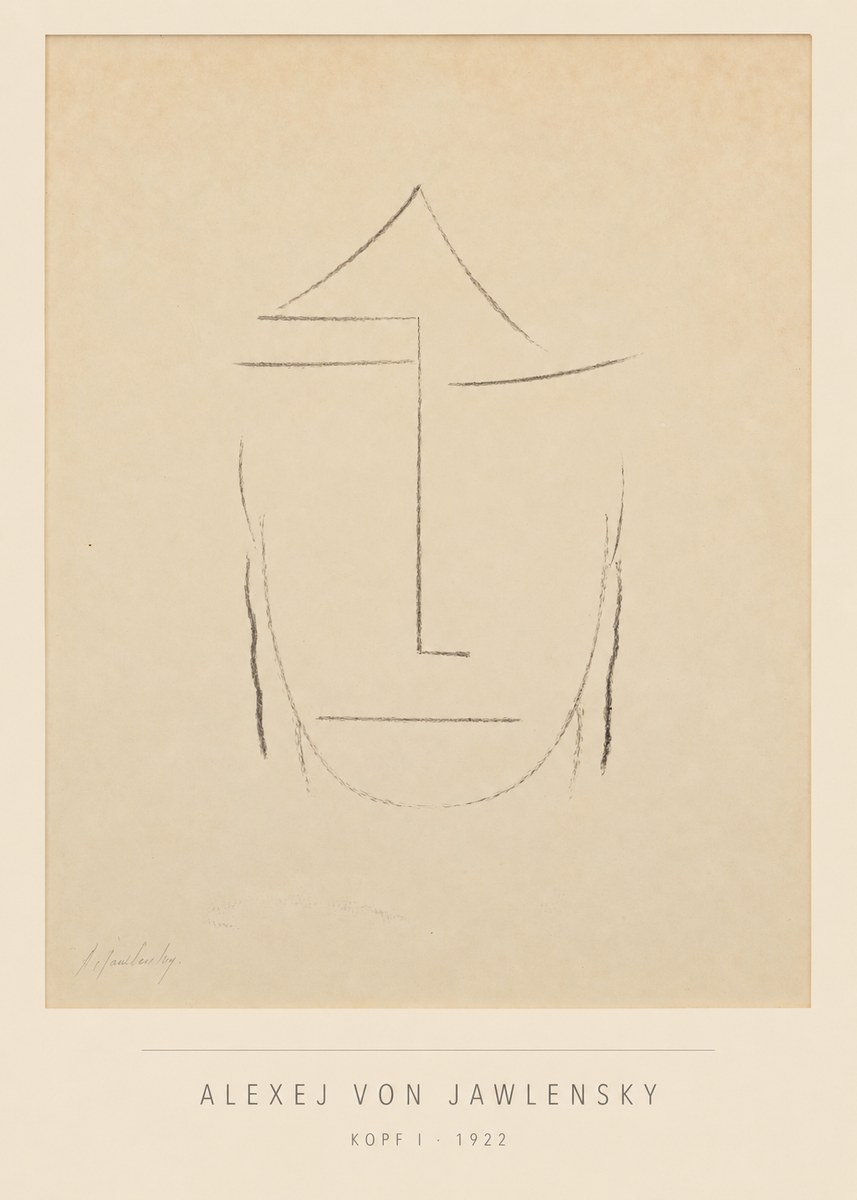 Alexej von Jawlensky Kopf I No5 - Poster