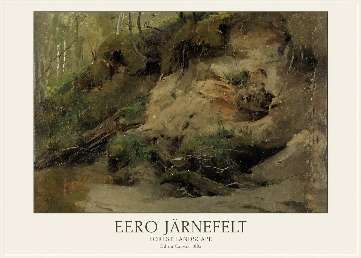 Eero Järnefelt Forest Landscape I No1 - Poster