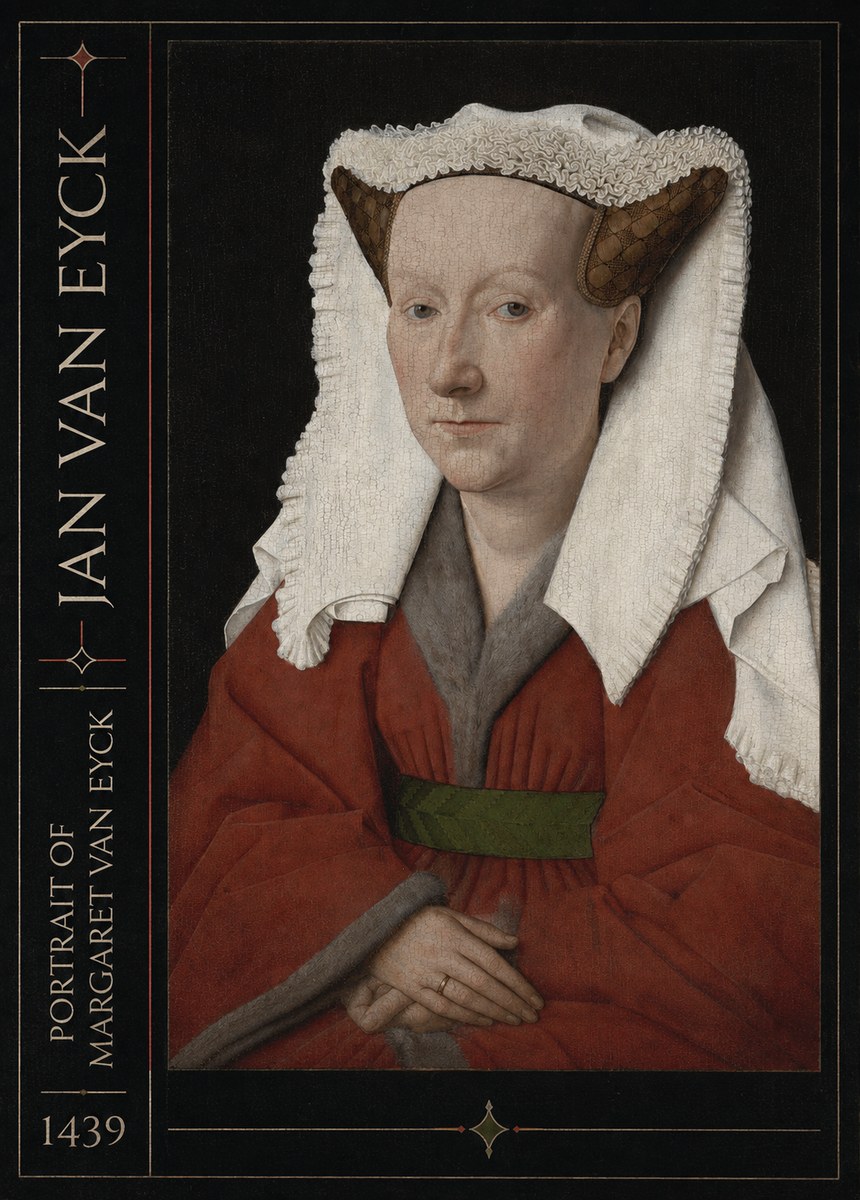 Jan van Eyck Portrait of Margaret Van Eyck I No2 - Poster