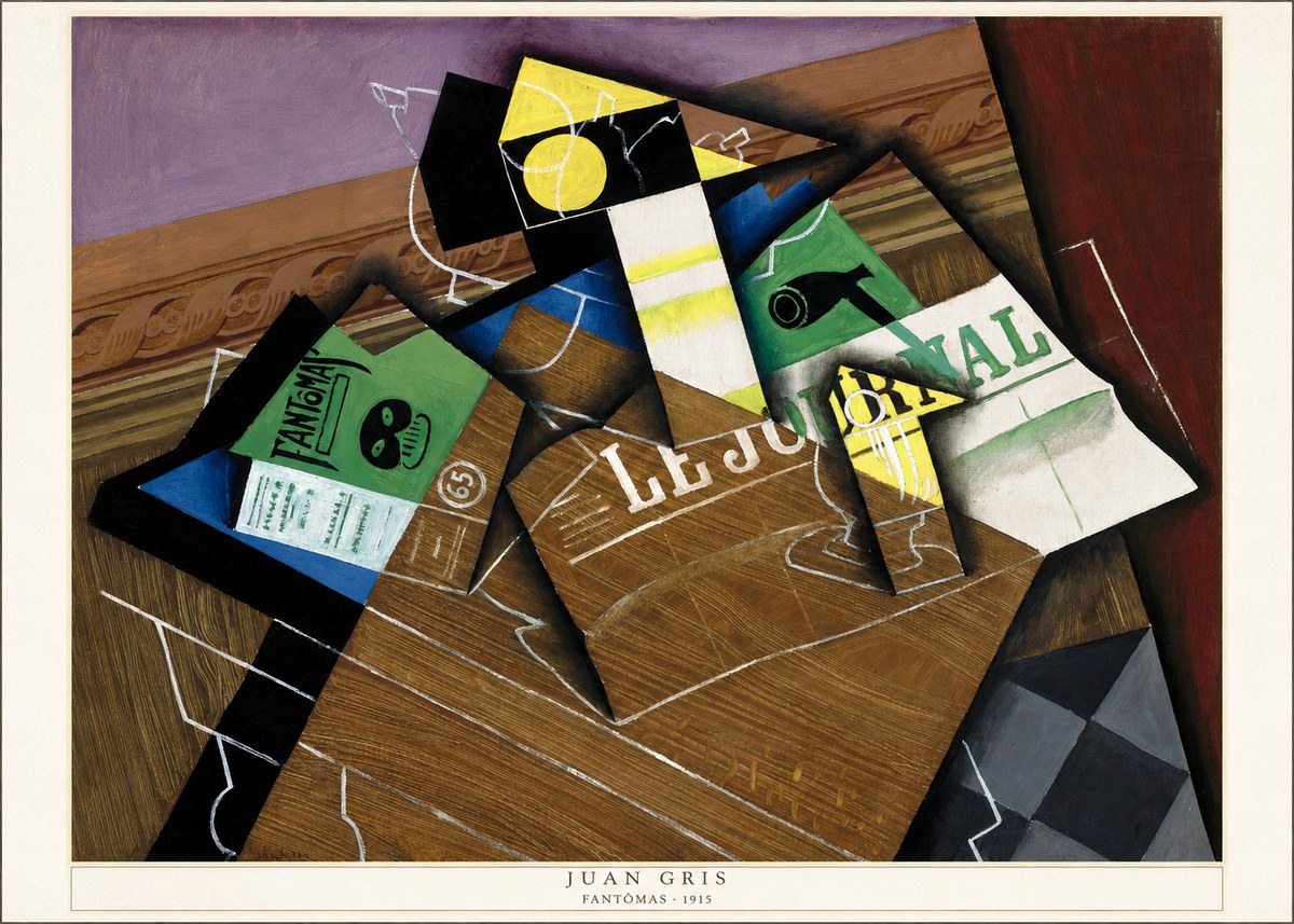 Juan Gris Fantômas II No6 - Poster