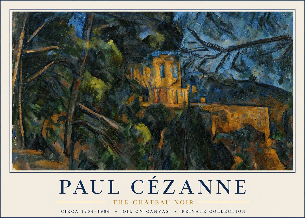 Paul Cézanne The Château Noir No4 - Poster