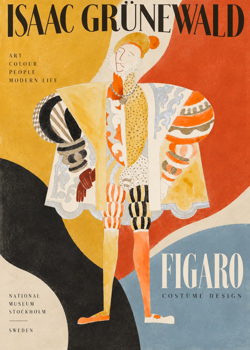 Isaac Grünewald Figaro I No5 - Poster