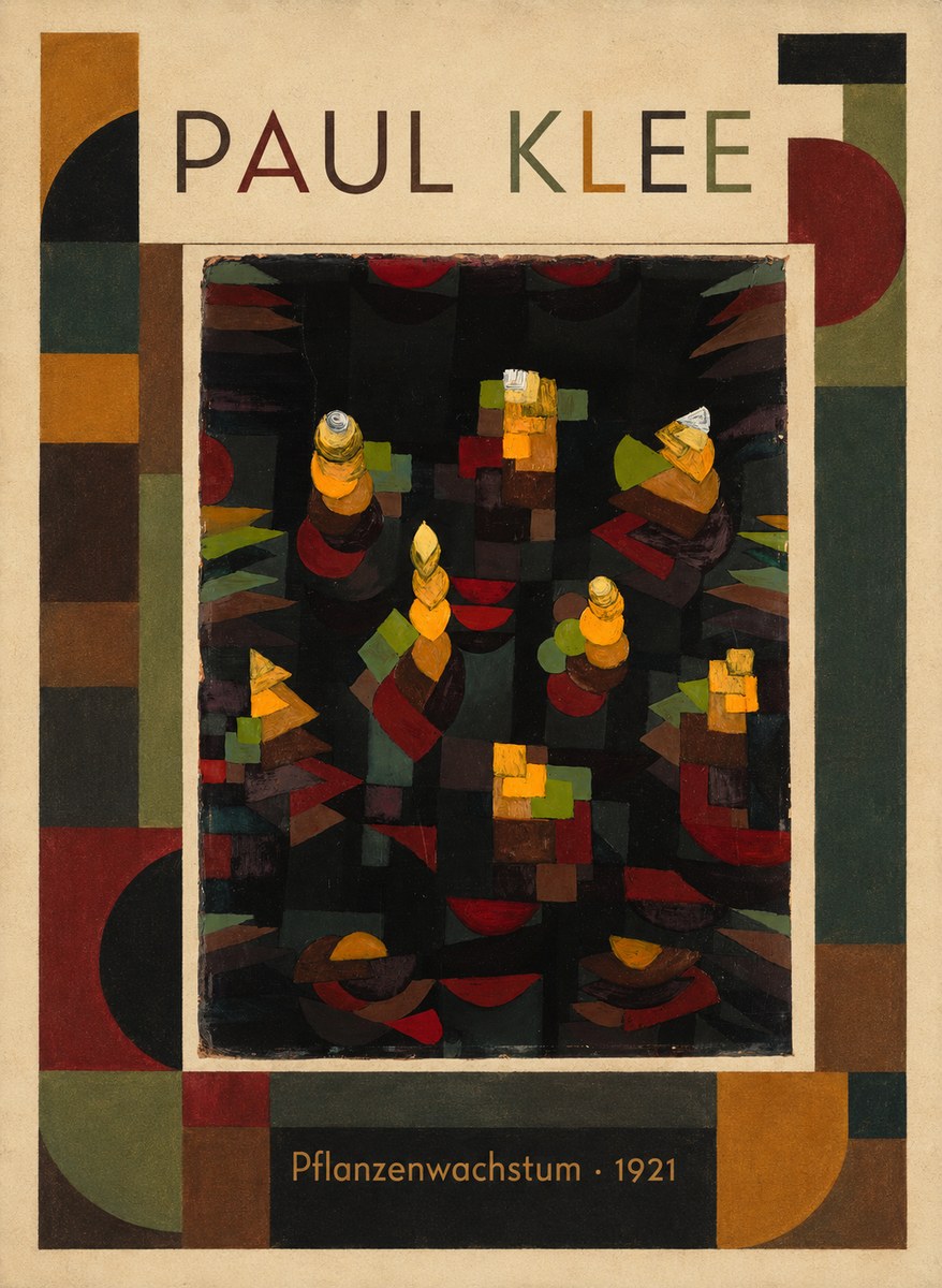 Paul Klee Pflanzenwachstum No1 - Poster