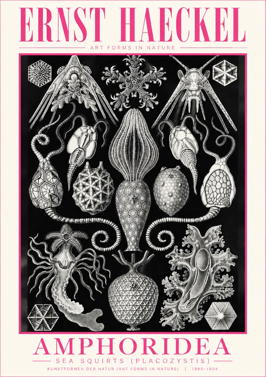 Ernst Haeckel Amphoridea No5 - Poster