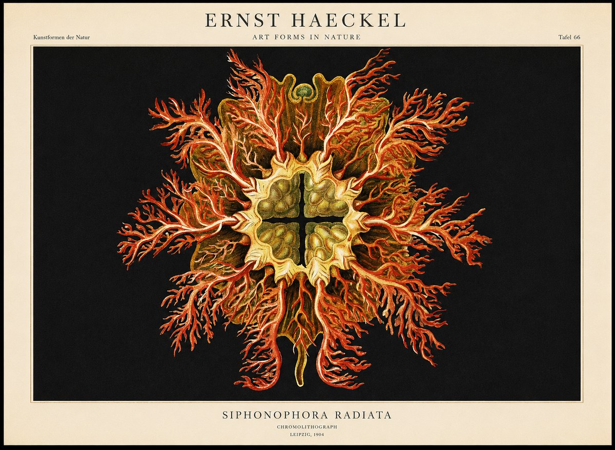 Ernst Haeckel Marine Organism No2 - Poster