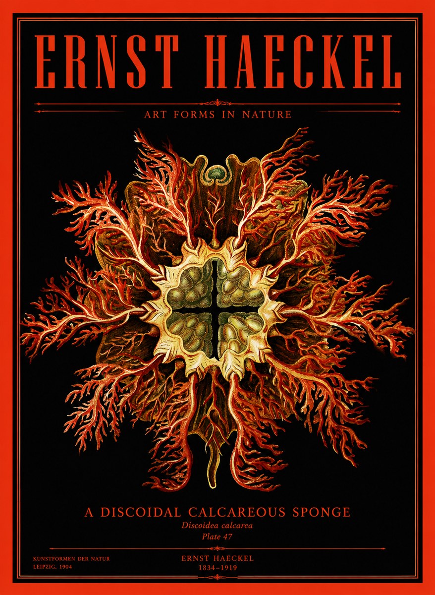 Ernst Haeckel Marine Organism No4 - Poster
