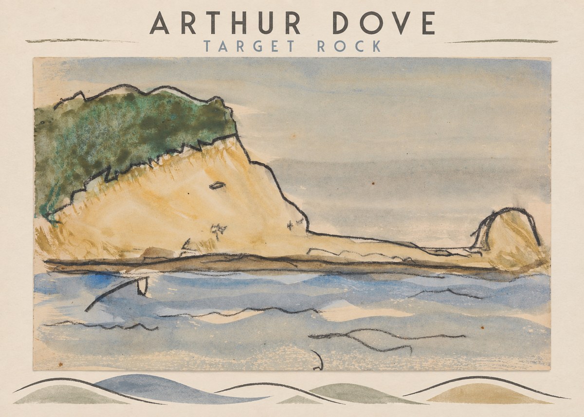 Arthur Dove Target Rock No6 - Poster