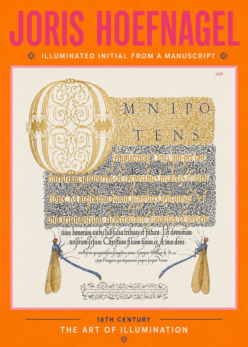 Joris Hoefnagel Omnipotens No5 - Poster