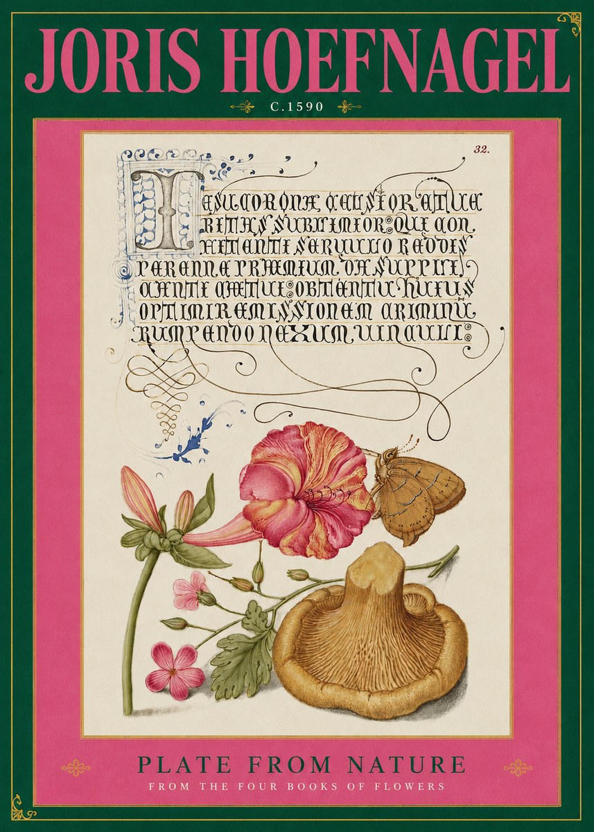 Joris Hoefnagel A Study of Nature II No3 - Poster