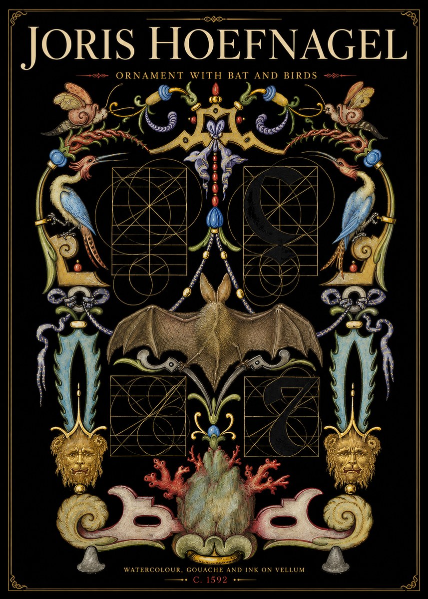 Joris Hoefnagel The Four Elements I No6 - Poster