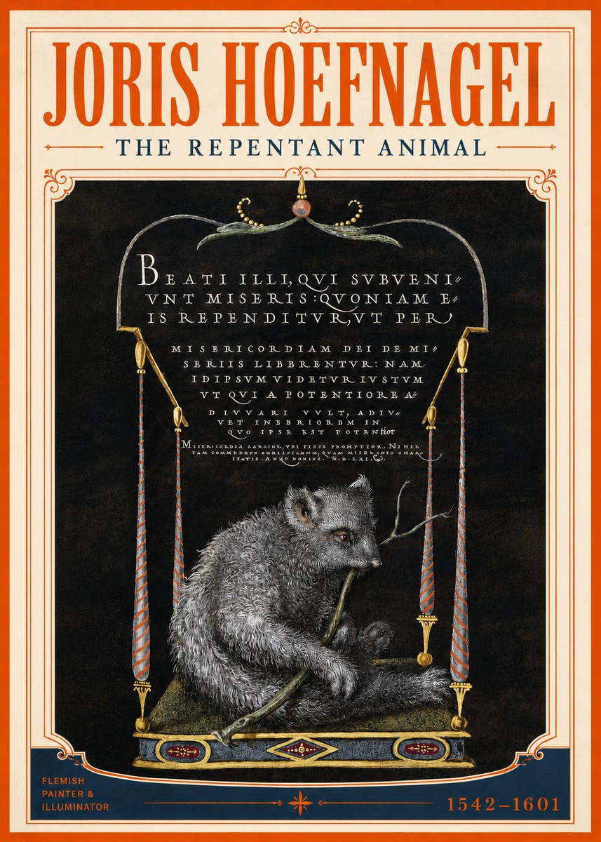 Joris Hoefnagel The Repentant Animal No3 - Poster