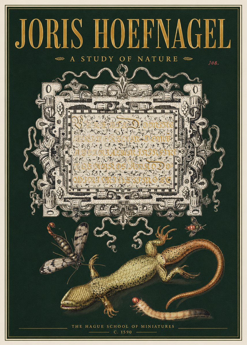Joris Hoefnagel A Study of Nature III No3 - Poster