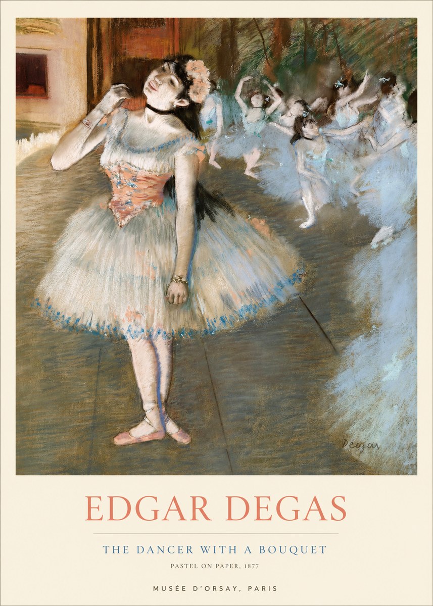 Edgar Degas The Dancer with a Bouquet No1 - Poster