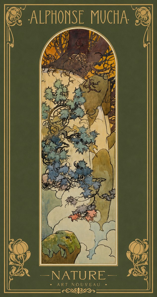 Mucha Nature No2 - Poster