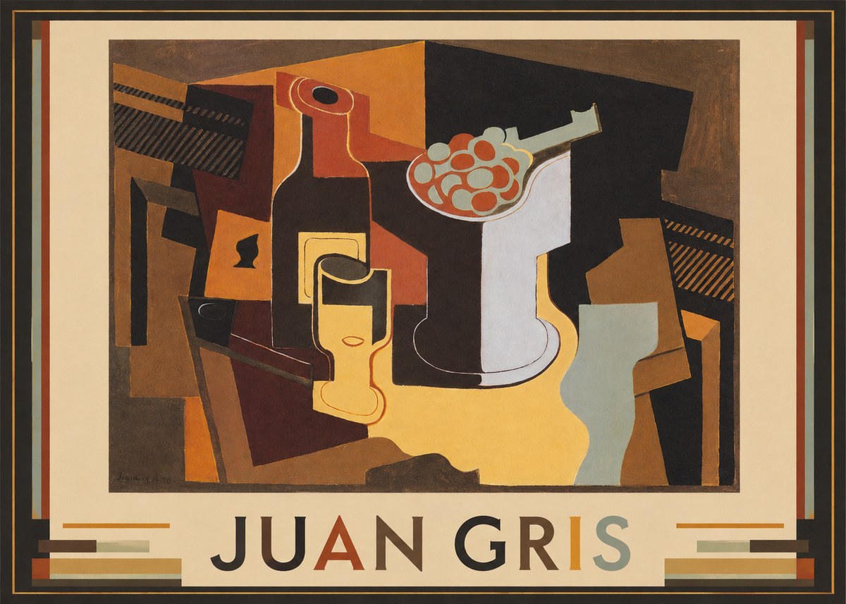 Juan Gris Juan Gris I No5 - Poster