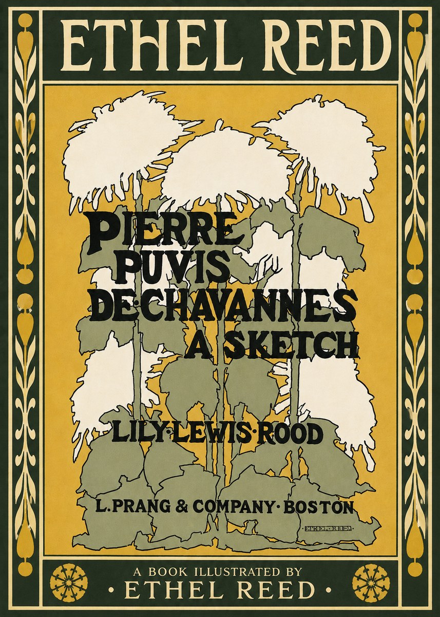 Ethel Reed Pierre Puvis De Chavannes a Sketch No3 - Poster