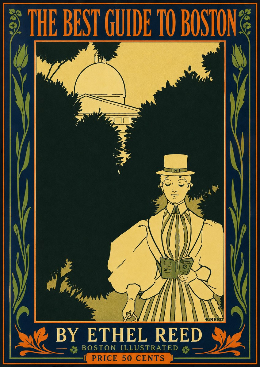 Ethel Reed The Best Guide to Boston No5 - Poster