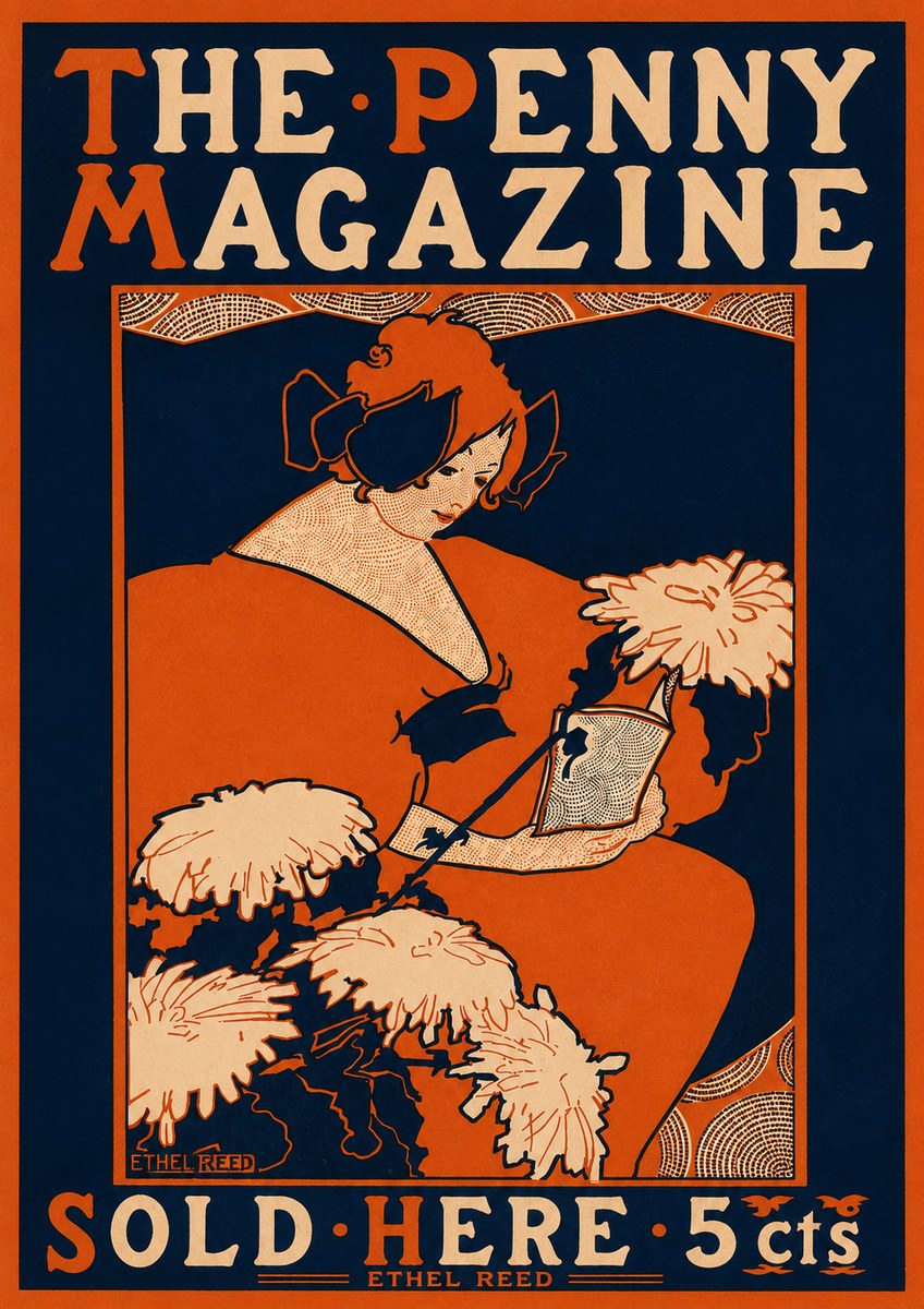 Ethel Reed The Penny Magazine No4 - Poster