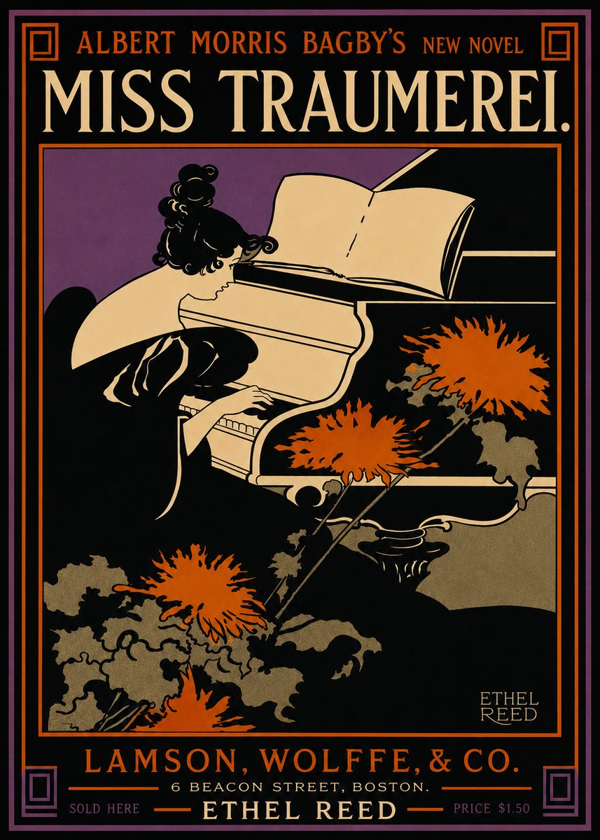 Ethel Reed Miss Traumerei. No5 - Poster