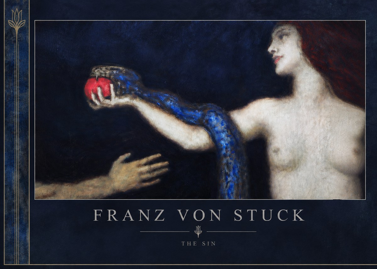 Franz von Stuck The Sin I No6 - Poster