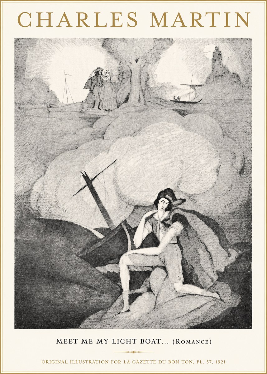 Charles Martin Meet Me My Light Boat... (Romance) No1 - Poster