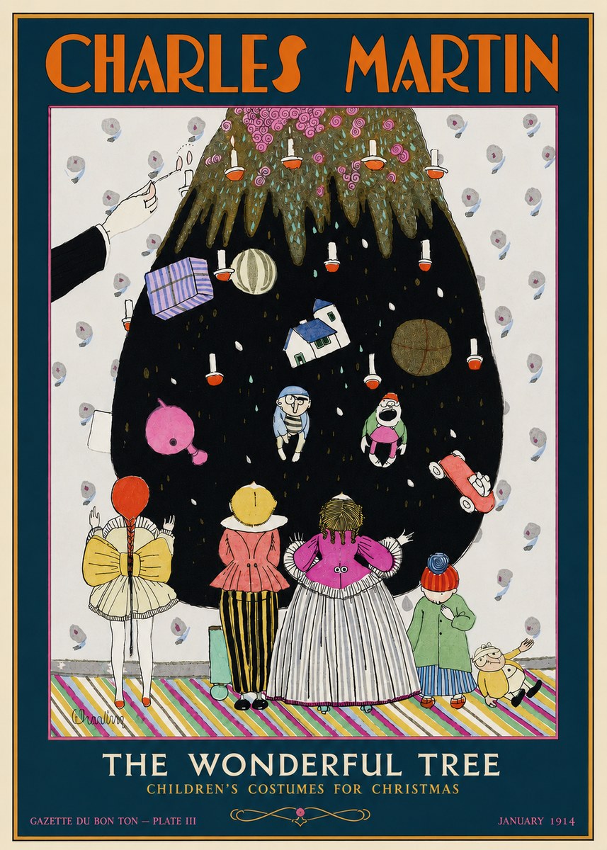 Charles Martin The Wonderful Tree No3 - Poster