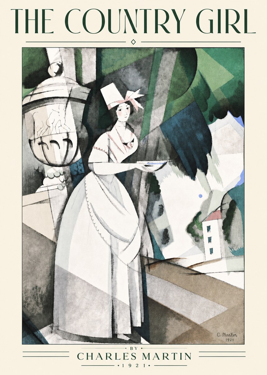 Charles Martin The Country Girl No4 - Poster