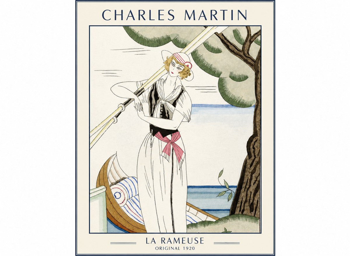 Charles Martin La Rameuse No1 - Poster