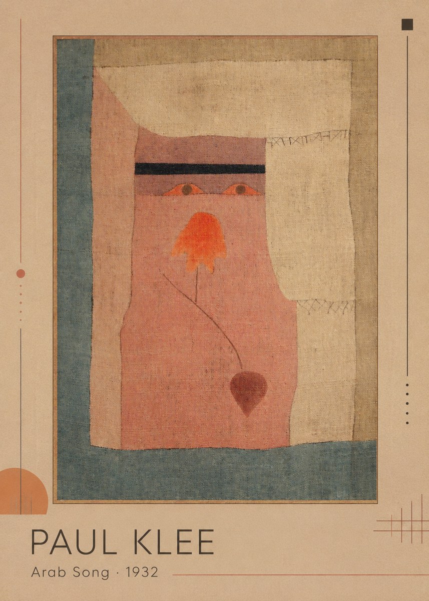 Paul Klee Arab Song No1 - Poster