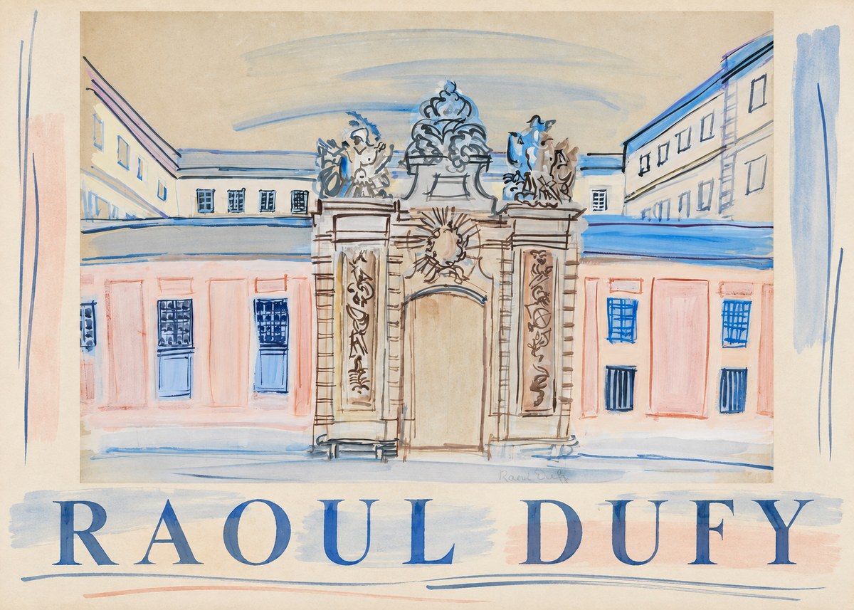 Raoul Dufy Versailles, the Grand Trianon No3 - Poster